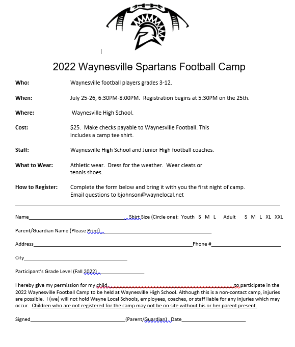 football camp